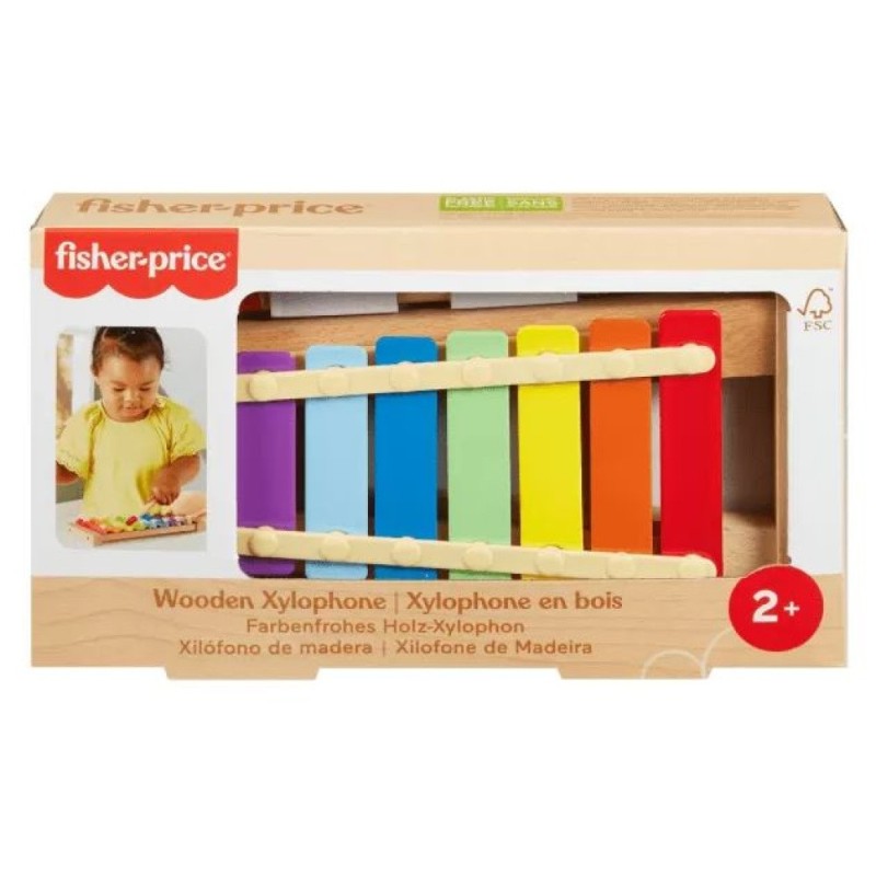 FISHER-PRICE - ΞΥΛΙΝΟ ΞΥΛΟΦΩΝΟ ΜΟΥΣΙΚΟ ΠΑΙΧΝΙΔΙ - HXV13