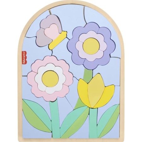 FISHER-PRICE - ΞΥΛΙΝΟ ΠΑΖΛ : ΛΟΥΛΟΥΔΙΑ 38 ΤΜΧ- HXT97