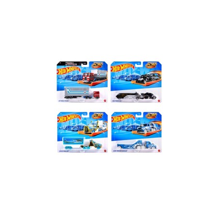 HOT WHEELS - ΦΟΡΤΗΓΑ ΜΕΤΑΦΟΡΙΚΗΣ ΣΕ ΔΙΑΦΟΡΑ ΣΧΕΔΙΑ- JCM66