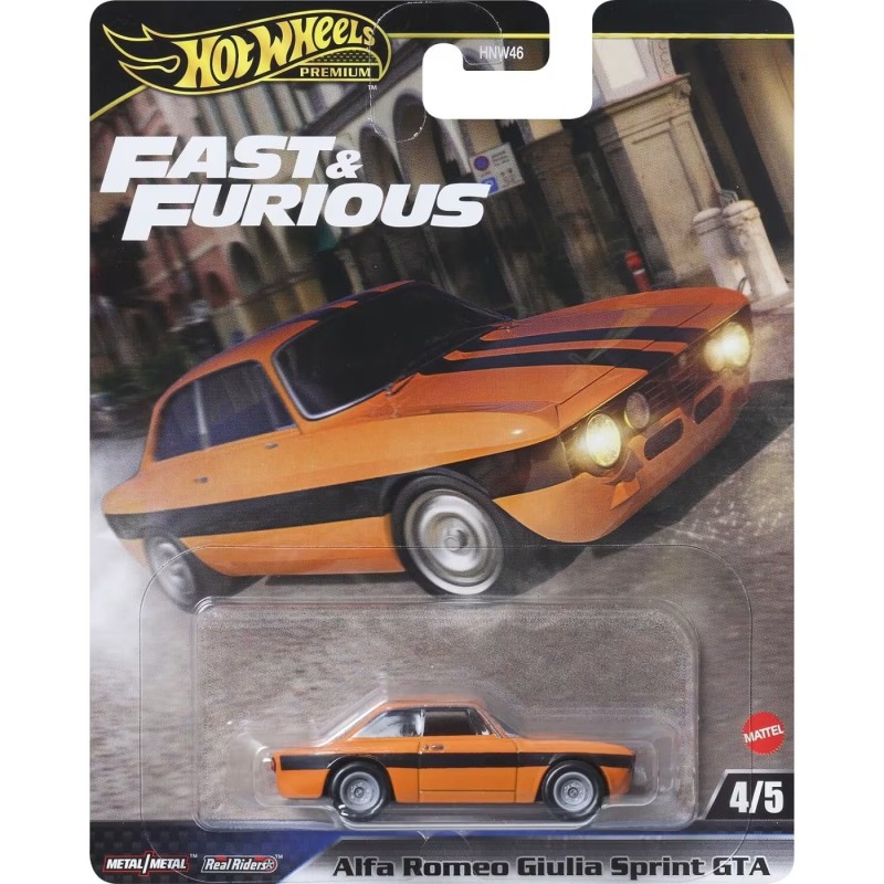 HOT WHEELS PREMIUΜ - FAST   FURIOUS: ALFA ROMEO GUILIA - JBM04