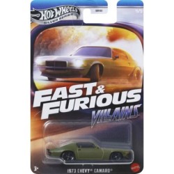 HOT WHEELS SILVER SERIES FAST   FURIOUS 1973 CHEVEROLET CAMARO - JBY37
