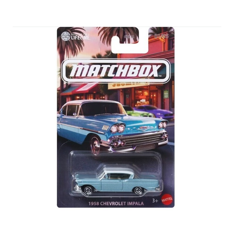 MATCHBOX ΑΥΤΟΚΙΝΗΤΑΚΙΑ 1958 CHEVROLET IMPALA -JCG43