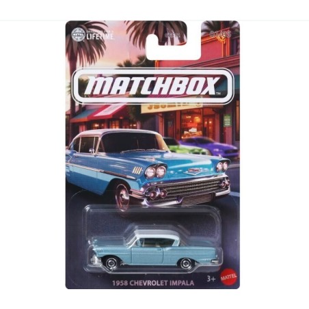 MATCHBOX ΑΥΤΟΚΙΝΗΤΑΚΙΑ 1958 CHEVROLET IMPALA -JCG43