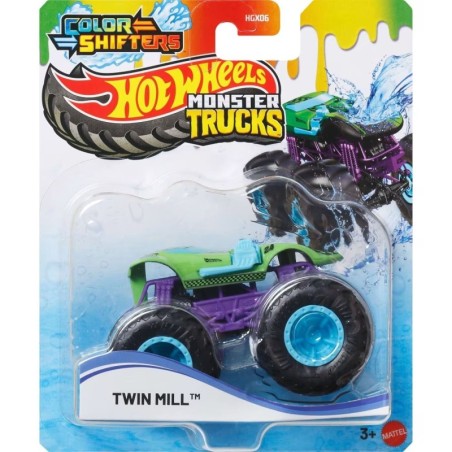 HOT WHEELS - ΧΡΩΜΟΚΕΡΑΥΝΟΙ MONSTER TRUCKS TWIN MILL- JDV94