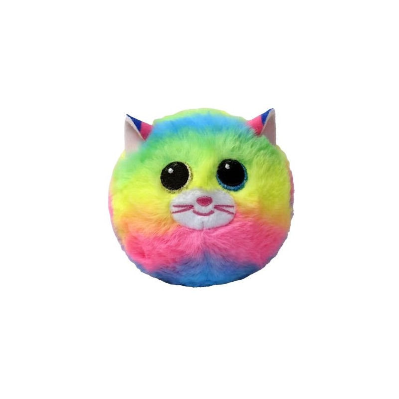 TY ΧΝΟΥΔΩΤΟ ΜΠΑΛΑΚΙ BEANIE BOUNCERS: GEMMA ΓΑΤΟΥΛΑ ΠΟΛΥΧΡΩΜΗ