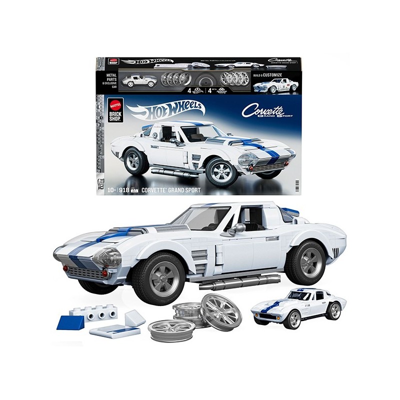 HOT WHEELS - BRICK SHOP PREMIUM SERIES - CORVETTE GRAND SPORT - 918ΤΕΜ.- JGR31
