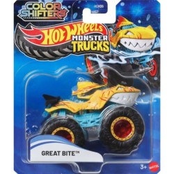 HOT WHEELS - ΧΡΩΜΟΚΕΡΑΥΝΟΙ MONSTER TRUCKS GREAT BITEL- JHY95