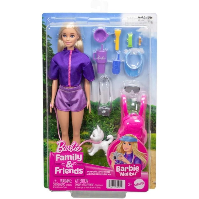 BARBIE ΕΤΟΙΜΗ ΓΙΑ ΠΕΡΙΠΕΤΕΙΑ - JJV59
