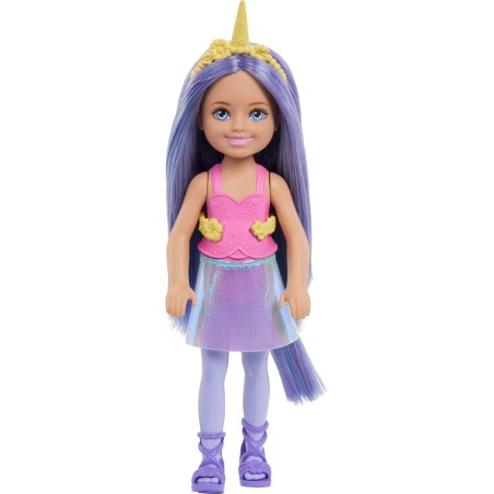 BARBIE CHELSEA ΠΑΡΑΜΥΘΕΝΙΟΣ ΚΟΣΜΟΣ - ΜΟΝΟΚΕΡΟΣ ΜΕ ΜΠΛΕ ΜΑΛΛΙΑ - JKH58