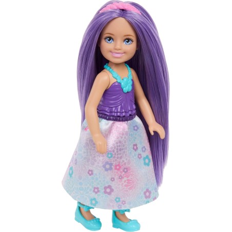 BARBIE CHELSEA ΠΑΡΑΜΥΘΕΝΙΟΣ ΚΟΣΜΟΣ - ΜΩΒ ΜΑΛΛΙΑ - JKH60