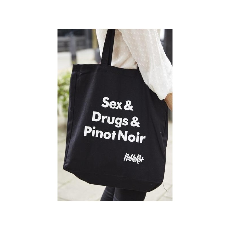 SEX   DRUGS   PINOT NOIR/ WINOS WITH ATTITUDE BAG