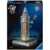 3D PUZZLE ΔΙΑΣΗΜΑ ΚΤΙΡΙΑ ICONICS BIG BEN NIGHT EDITION 216ΤΜΧ