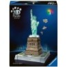 3D PUZZLE ΔΙΑΣΗΜΑ ΚΤΙΡΙΑ ICONICS ΑΓΑΛΜΑ ΤΗΣ ΕΛΕΥΘΕΡΙΑΣ NIGHT EDITION 108ΤΜΧ