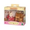 SYLVANIAN FAMILIES CHOCOLATE RABBIT SISTER SET (DESK)