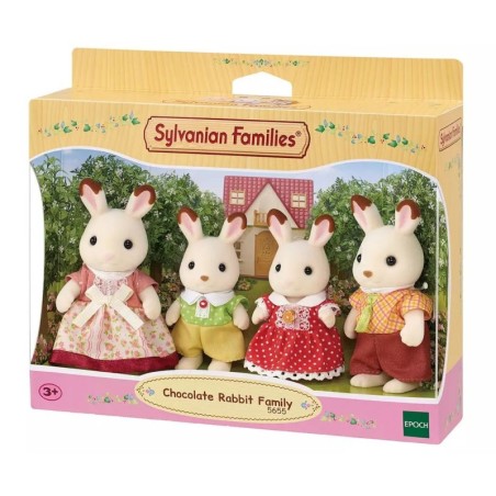SYLVANIAN FAMILIES CHOCOLATE RABBIT FAMILY TRIO