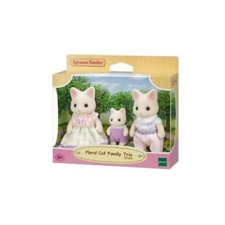 SYLVANIAN FAMILIES FLORAL CAT FAMILY TRIO