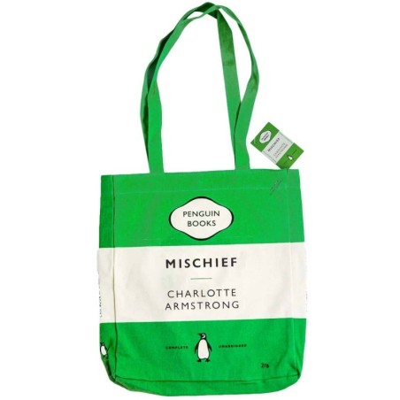 PENGUIN MERCHANDISE: MISCHIEF (GREEN) - TOTE BAG