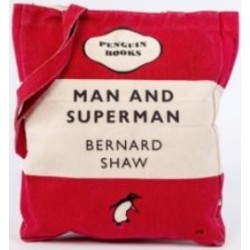 PENGUIN MERCHANDISE: MAN AND SUPERMAN (RED) - TOTE BAG