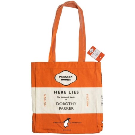 PENGUIN MERCHANDISE: HERE LIES (ORANGE) - TOTE BAG