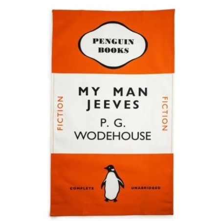 PENGUIN MERCHANDISE: MY MAN JEEVES (ORANGE) - TEA TOWEL