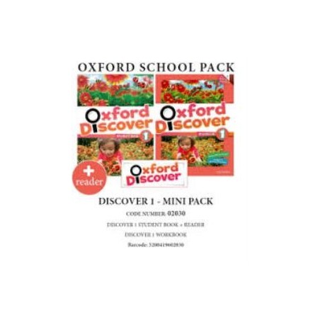 OXFORD DISCOVER 1 PACK MINI (SB+ WB+READER) - 02030