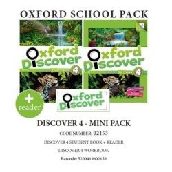 OXFORD DISCOVER 4 PACK MINI (SB + WB + READER) - 02153