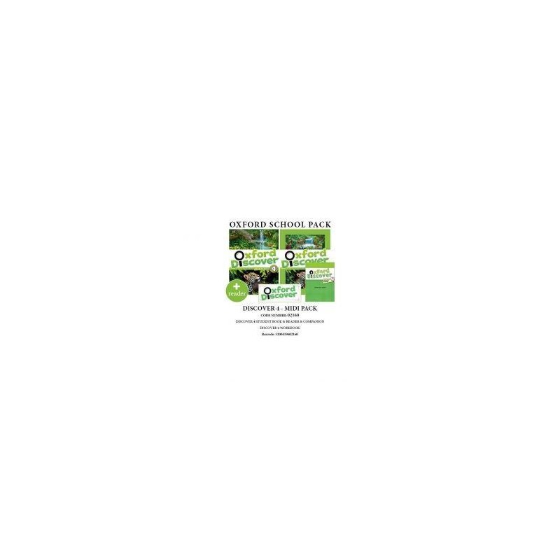 OXFORD DISCOVER 4 PACK MIDI (SB+ WB+ COMPANION+ READER) - 02160