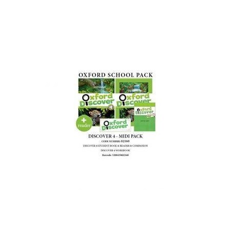 OXFORD DISCOVER 4 PACK MIDI (SB+ WB+ COMPANION+ READER) - 02160