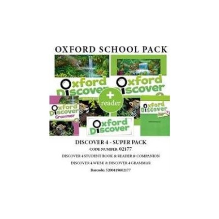 OXFORD DISCOVER 4 SUPER PACK (SB + WB + GRAMMAR + COMPANION + READER) - 02177