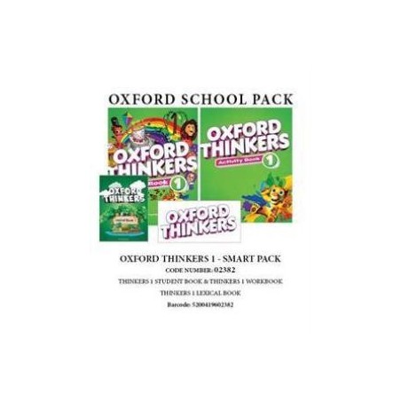 OXFORD THINKERS 1 SMART PACK (SB + WB + LEXICAL) - 02382