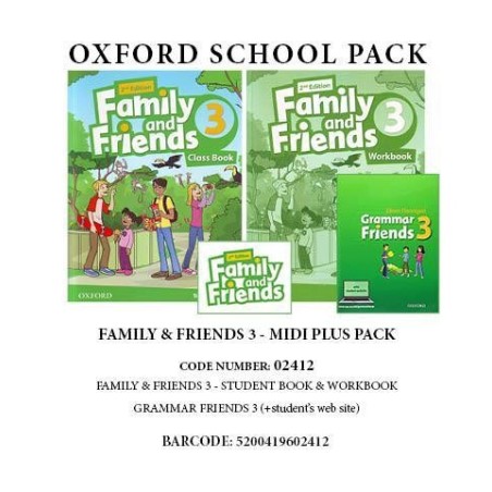 FAMILY AND FRIENDS 3 SKILL PACK (SB+ WB+ GRAMMAR FRIENDS 3) - 02412 2ND ED