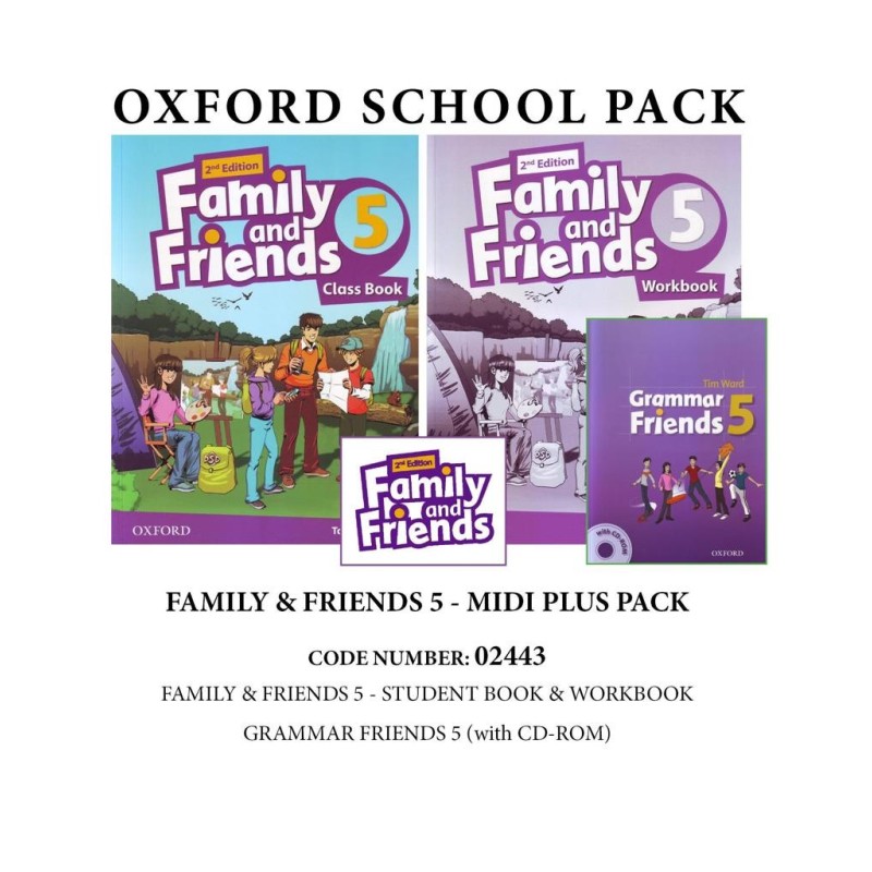 FAMILY AND FRIENDS 5 MIDI PLUS PACK - 02443 2ND ED