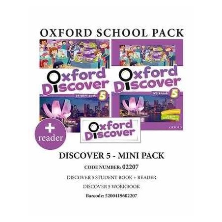OXFORD DISCOVER 5 POWER PACK (SB+ WB+ GRAMMAR+ READER)- 02559