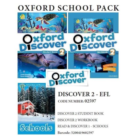 OXFORD DISCOVER 2 PACK EFL (INCL. SB + WB + READER: SCHOOLS) - 02597