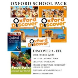 OXFORD DISCOVER 3 PACK EFL (SB + WB + READER: FESTIVALS AROUND THE WORLD+ OXF. WORDPOWER DICTIONARY+CD-ROM) -