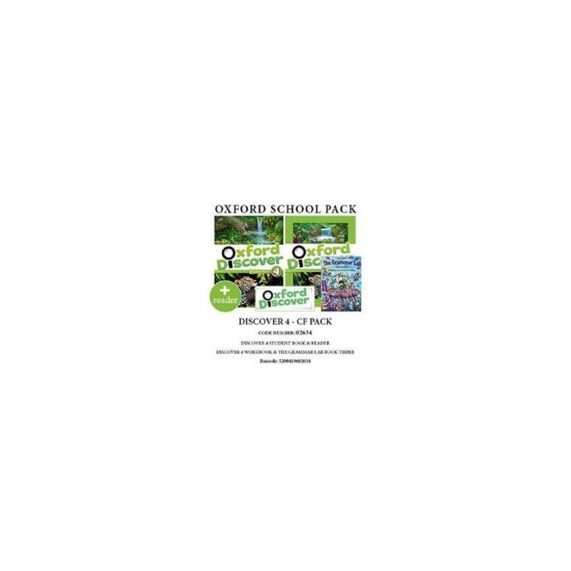 OXFORD DISCOVER 4 PACK CF (INCL. SB + WB + GRAMMAR LAB 3) - 02634