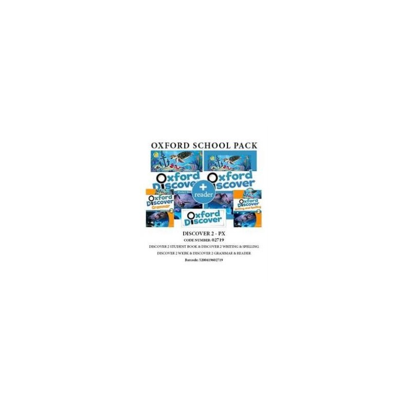 OXFORD DISCOVER 2 PACK PX (SB + WB + GRAMMAR + WRITING   SPELLING READER) - 02719