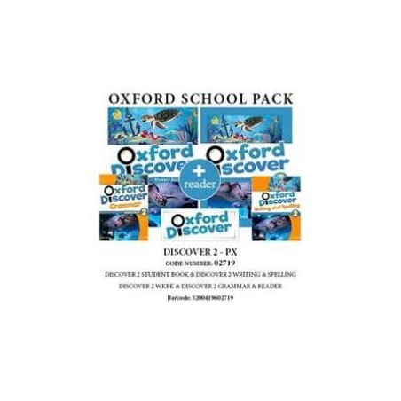 OXFORD DISCOVER 2 PACK PX (SB + WB + GRAMMAR + WRITING   SPELLING READER) - 02719