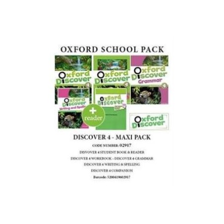 OXFORD DISCOVER 4 PACK MAXI - 02917