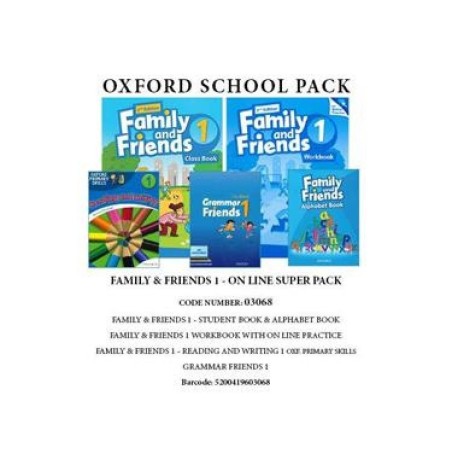 FAMILY AND FRIENDS 1 ONLINE SUPER PACK - 03068 2ND ED