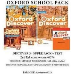 OXFORD DISCOVER 3 SUPER PACK (SB + WB   ONLINE PRACTICE + GRAMMAR + COMPANION + TESTS) - 03778 2ND ED