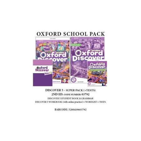 OXFORD DISCOVER 5 SUPER PACK + TESTS - 03792 2ND ED