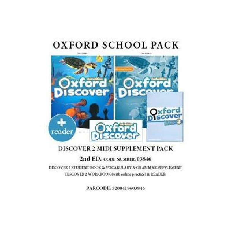 OXFORD DISCOVER 2 MIDI SUPPLEMENT PACK (SB + WB   ONLINE PRACTICE + VOCABUL.   GRAMM. SUPPLEM. + WORDLIST) - 0