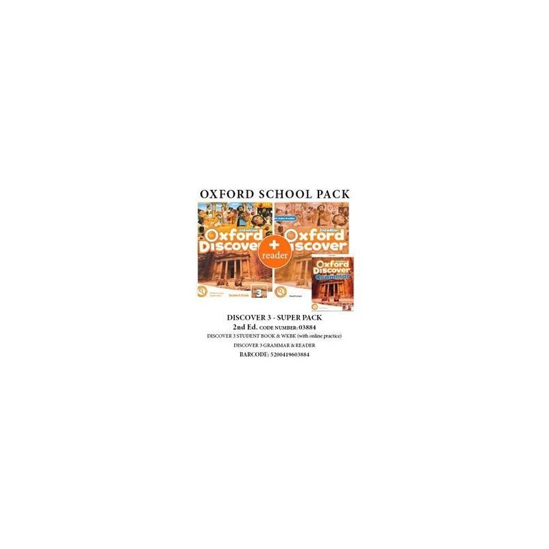 OXFORD DISCOVER 3 SUPER PACK (SB + WB   ONLINE PRACTICE + GRAMMAR + READER) - 03884 2ND ED