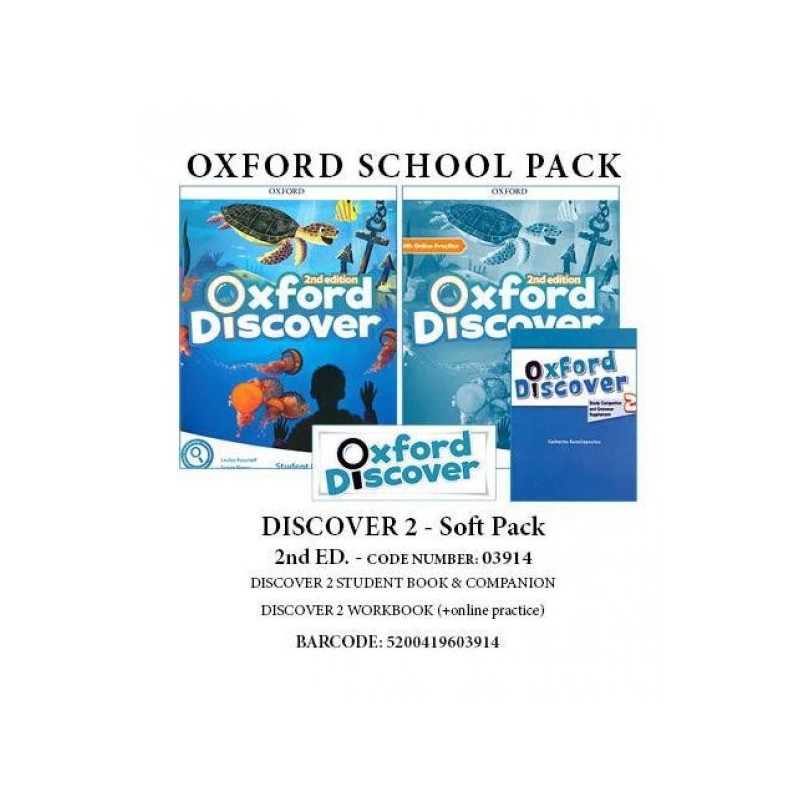 OXFORD DISCOVER 2 SOFT PACK (SB + WB   ONLINE PRACTICE + GRAMMAR + READER) - 03914