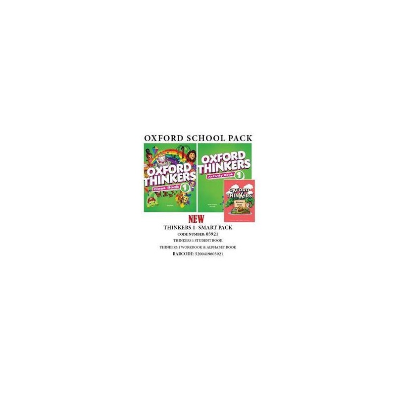 OXFORD THINKERS 1 NEW SMART PACK (SB + WB + ALPHABET BOOK 2020) 2020 - 03921