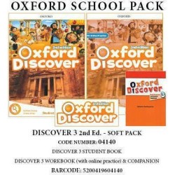 OXFORD DISCOVER 3 SOFT PACK (SB + WB   ONLINE PRACTICE + COMPANION) - 04140 2ND ED