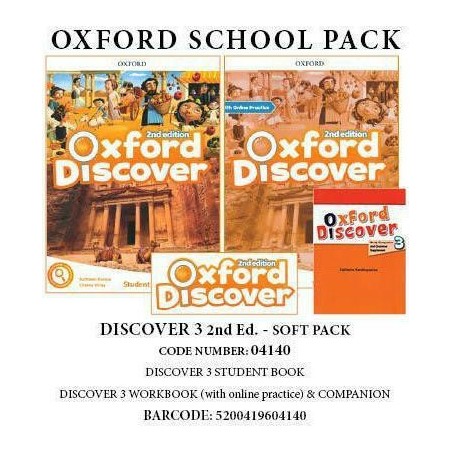 OXFORD DISCOVER 3 SOFT PACK (SB + WB   ONLINE PRACTICE + COMPANION) - 04140 2ND ED