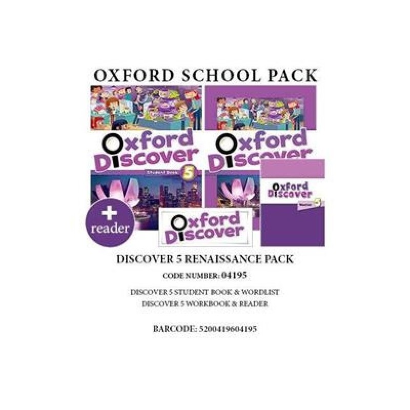 OXFORD DISCOVER 5 RENAISSANCE (SB+ WB+ GLOSSARY+ READER) - 04195