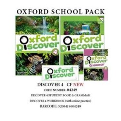 OXFORD DISCOVER 4 PACK CF NEW (SB + WB WITH ONLINE PRACTICE + DISCOVER GRAMMAR 4) - 04249